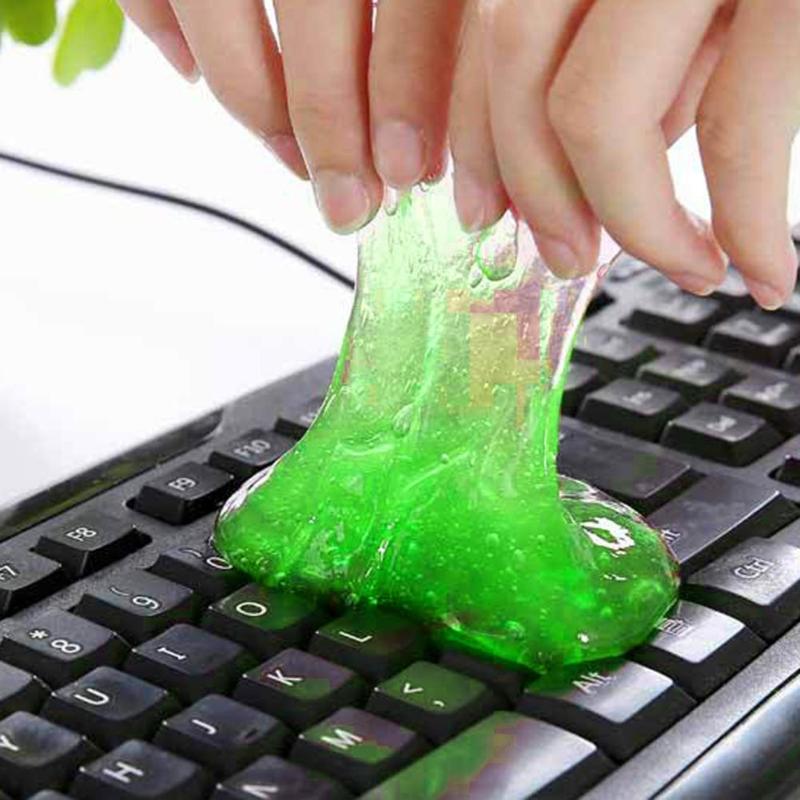 Car Cleaner Glue Panel Air Vent Outlet Dashboard Laptop Keyboard Cleaning Tool Mud Remover Car Gap Dust Dirt Cleaner Soft Gel