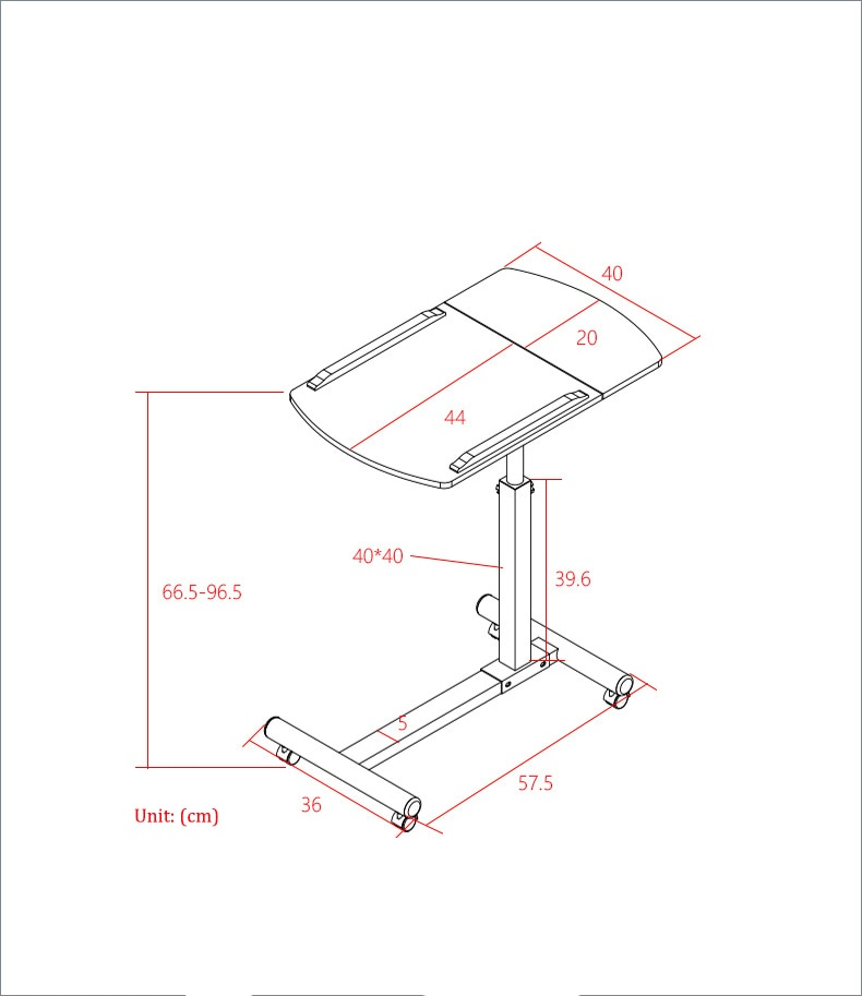 Adjustable Folding Laptop Tables